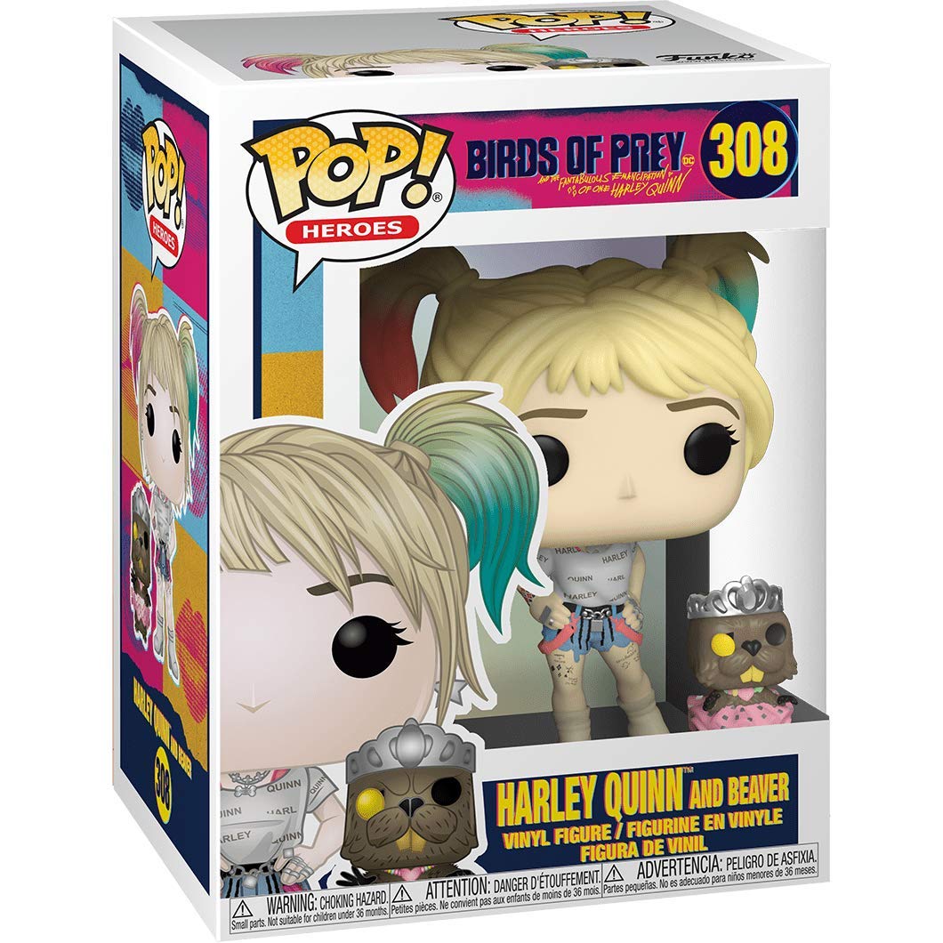 Funko Pop! Harley Quinn And Beaver #308