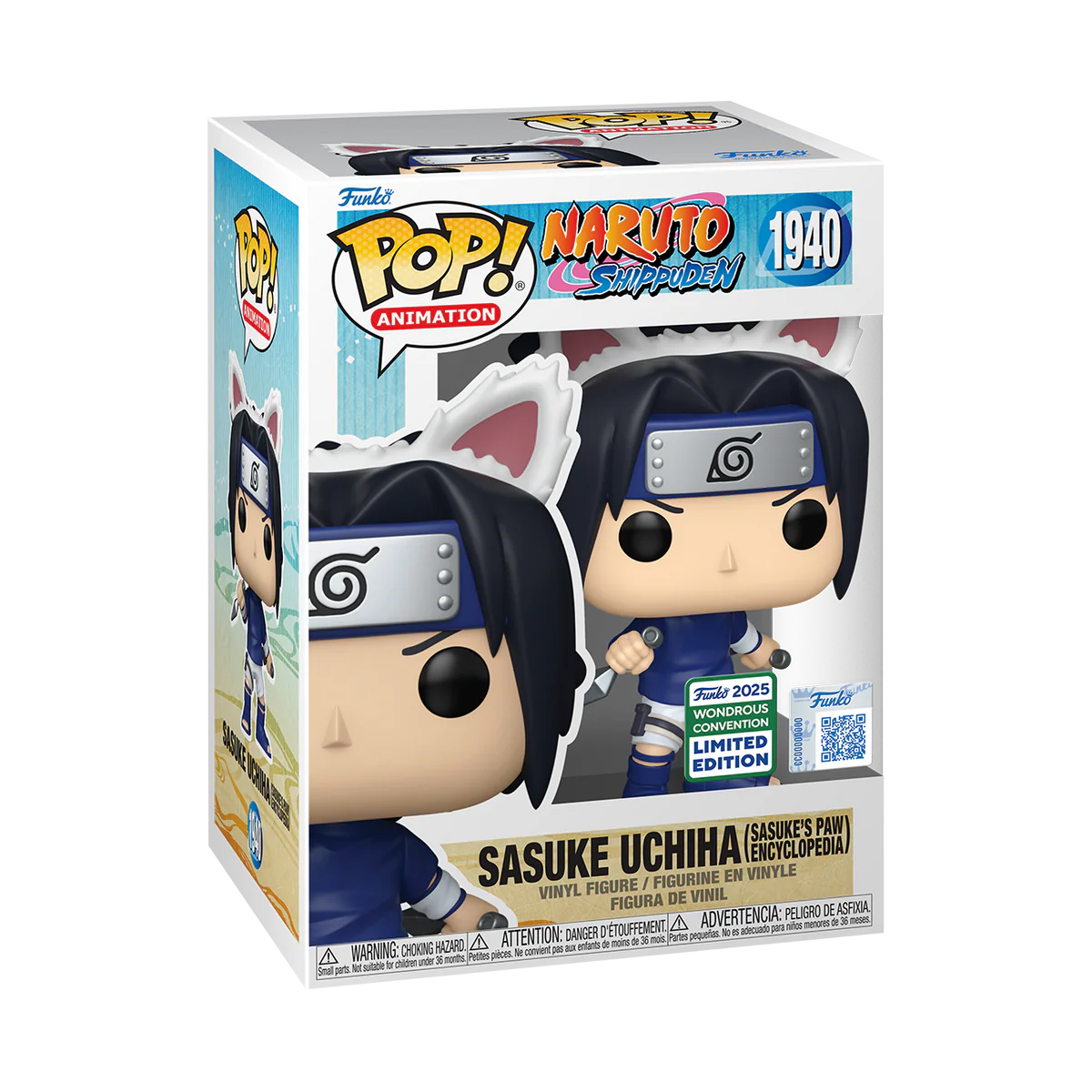 Funko Pop! Sasuke Uchiha (Sasuke‘s Paw Encyclopedia) #1940