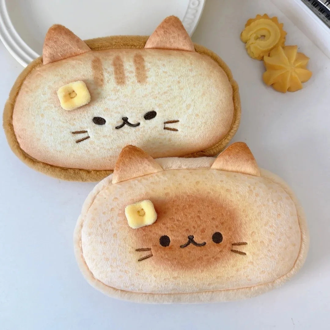 Cute plush pencil case Pencil case Large capacity cat creative pencil case