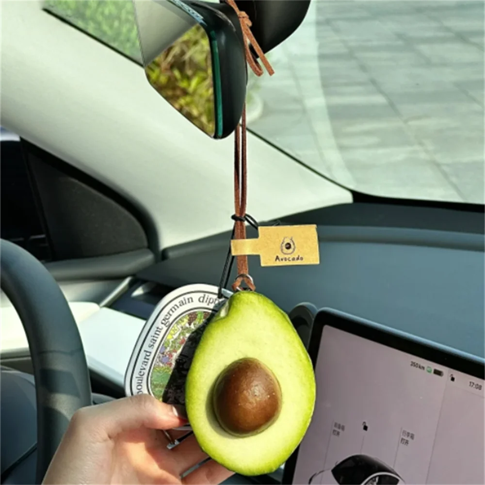 Simulated Baked Food Pendant Souvenir Gift Box Car Hanging Display Props Realistic Rearview Mirror Decora Bagel Fake Egg Tart