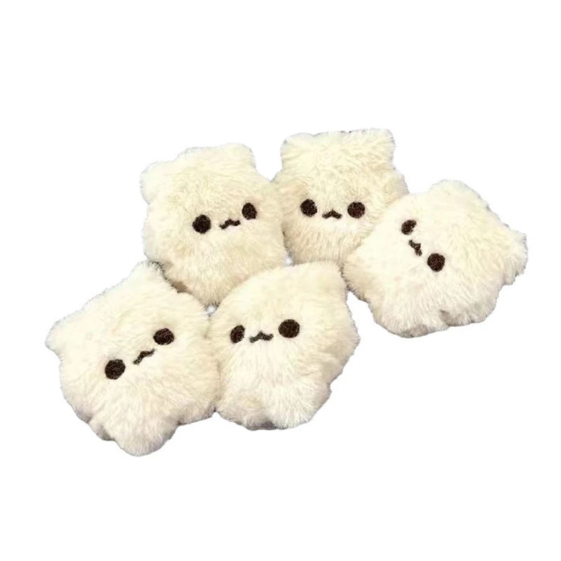 Cute Sweet Plush Bear Squeezing Keychain Funny Creative Stuffed Doll Keychain Pendant Fashion Backpack Hanging Ornament Gifts