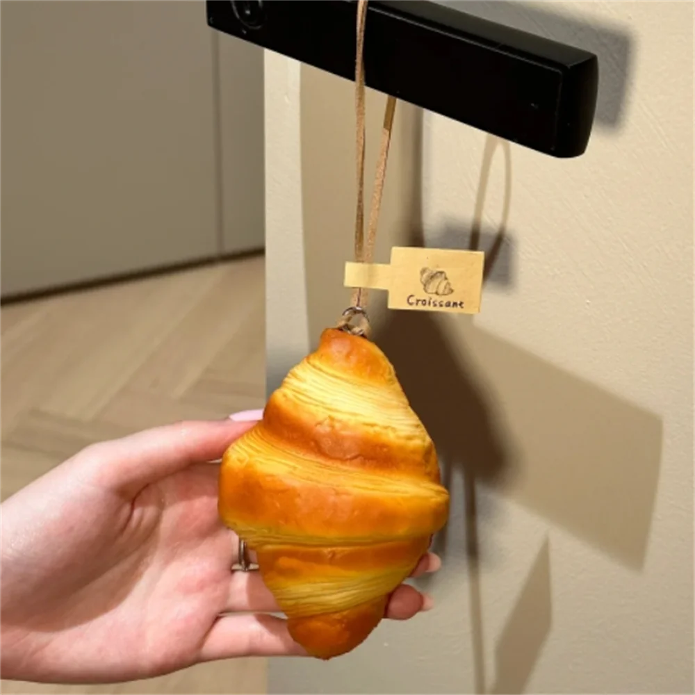 Simulated Baked Food Pendant Souvenir Gift Box Car Hanging Display Props Realistic Rearview Mirror Decora Bagel Fake Egg Tart