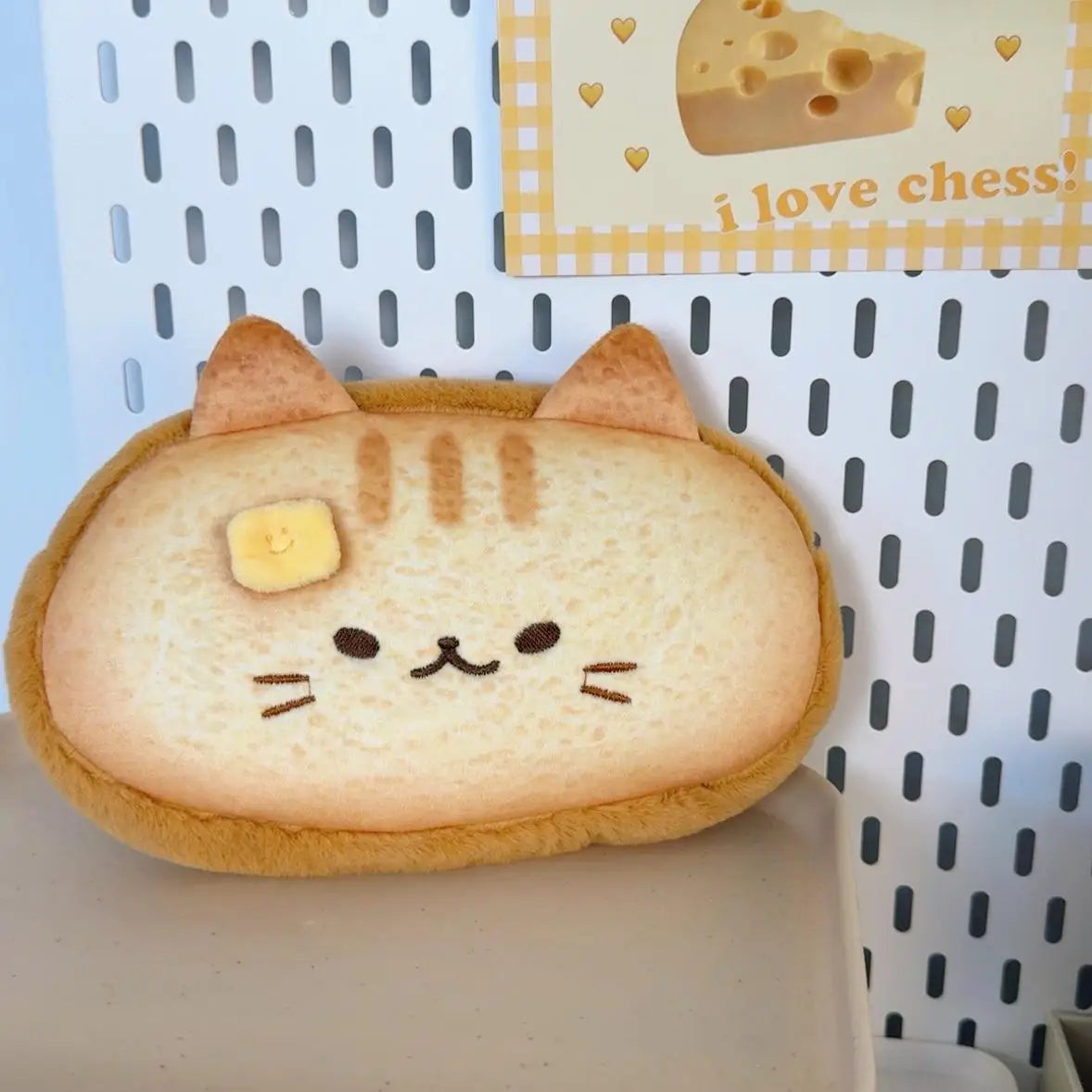 Cute plush pencil case Pencil case Large capacity cat creative pencil case